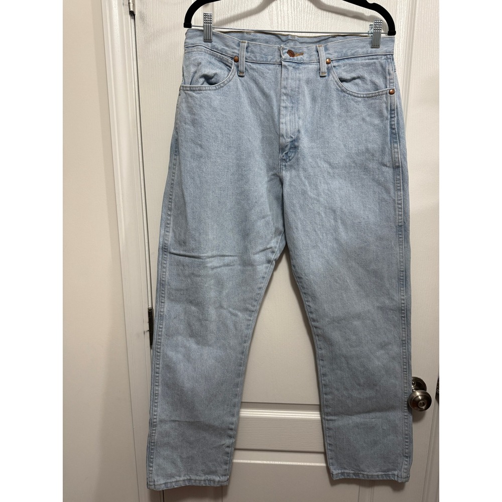 GOAT Vintage Wrangler 80s Straight Leg Jeans light wash Women's 11 X 30 Cowboy